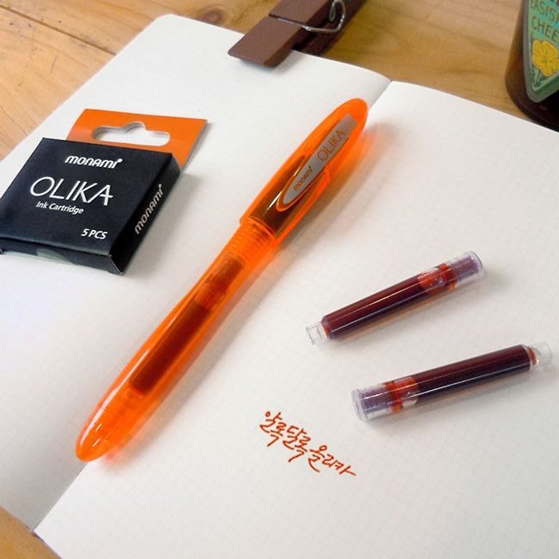 Monami-彩虹钢笔墨水限定组-橘色,MNM22635B - 钢笔 - 塑料 红色