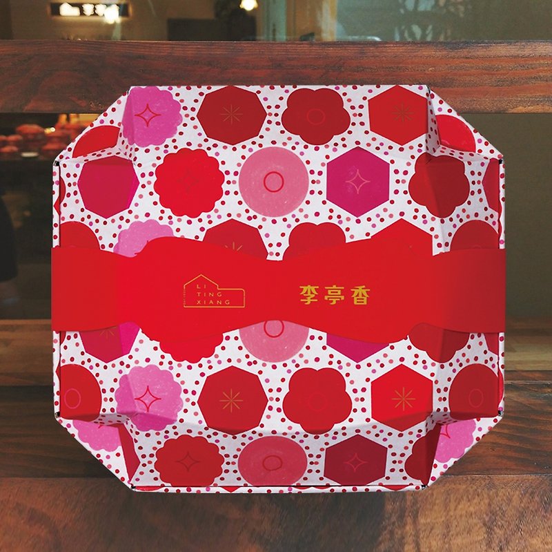 团圆百宝盒(16入装) | 李亭香 - 蛋糕/甜点 - 新鲜食材 红色