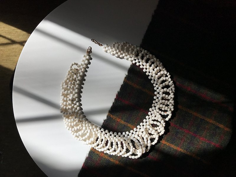 早期白色珠珠项链 - 项链 - 其他材质 白色