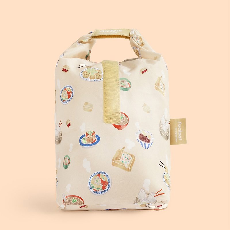 好日子 | Pockeat环保食物袋(大食袋)-台湾小吃 - 便当盒/饭盒 - 塑料 粉红色