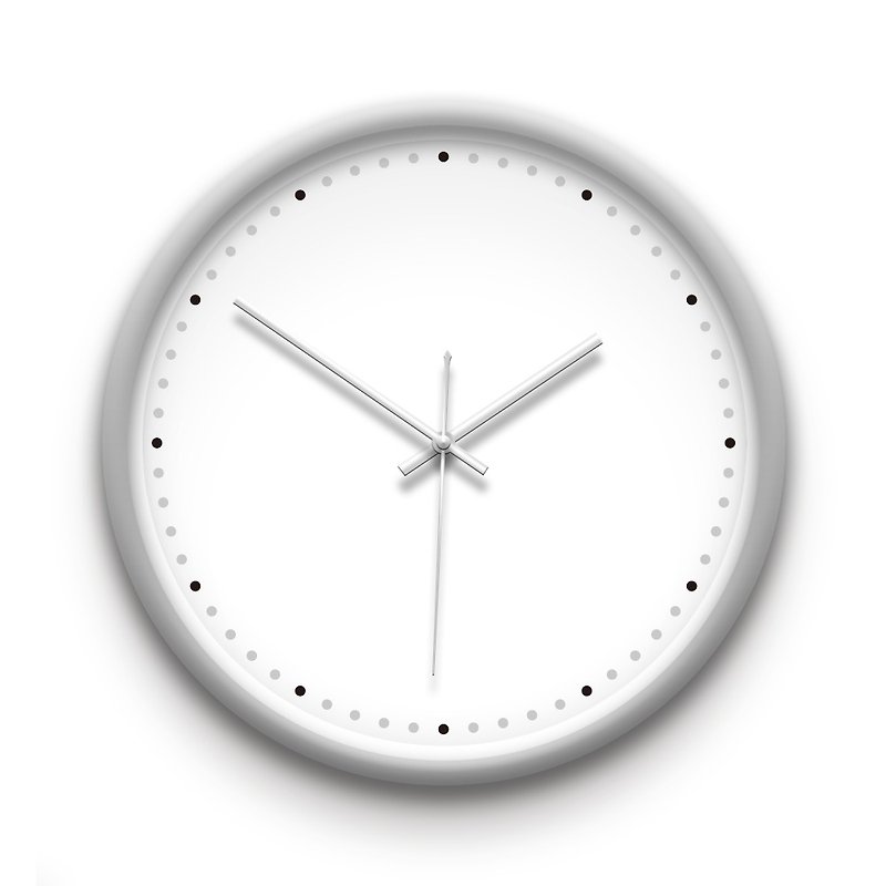 AppleWork iWatch 时尚极简挂钟 PSIC-072 - 时钟/闹钟 - 塑料 灰色