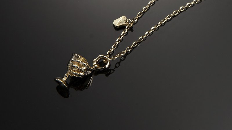 GABEE.十周年 圣杯项链(925silver镀18K金) - 项链 - 其他金属 金色