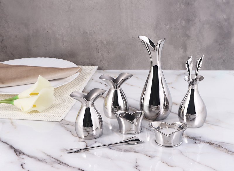 Calla Lily series 全系列组│ 【Gdesign】海芋精美餐桌用品 - 厨房用具 - 不锈钢 银色
