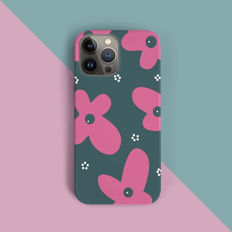 花洋红色 iPhone/Samsung手机壳 - 手机壳/手机套 - 塑料 粉红色