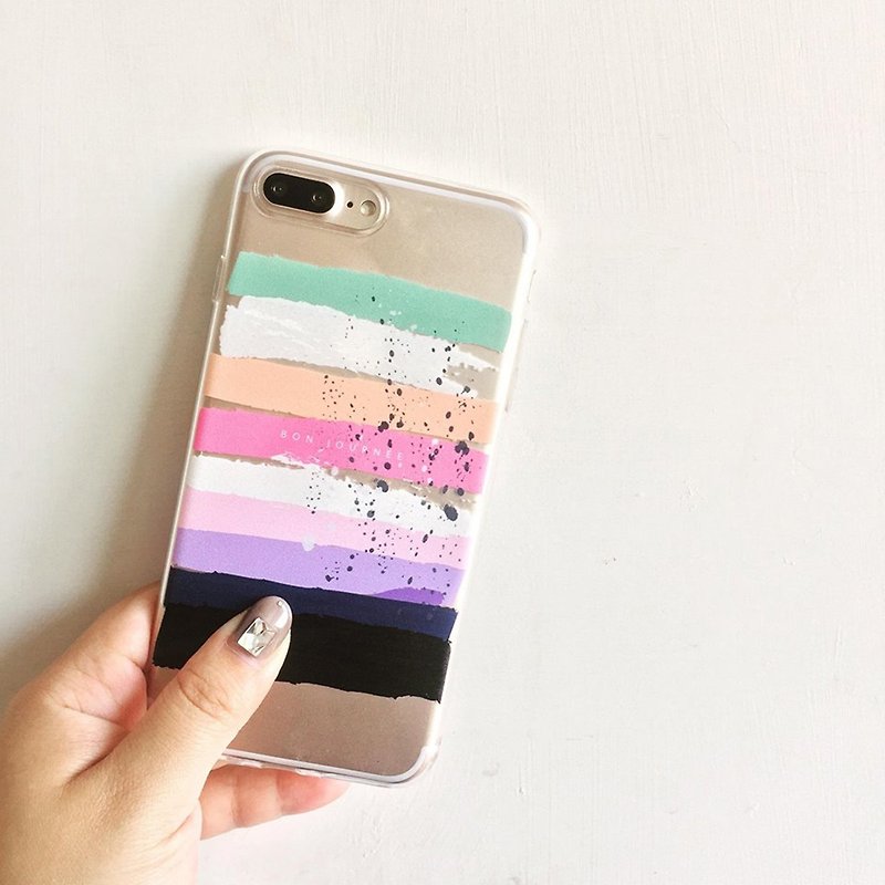 彩虹雪泡透明手机壳 - 手机壳/手机套 - 其他材质 多色