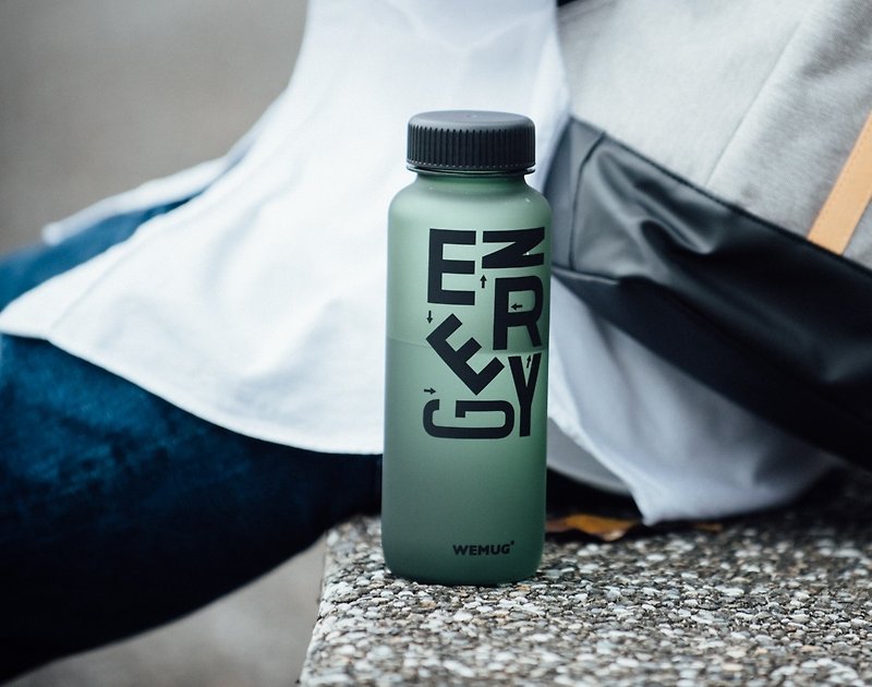 健身运动 日本畅销 雾光质感 香港品牌 随身水瓶 Keep Energy- 绿 - 水壶/水瓶 - 塑料 绿色