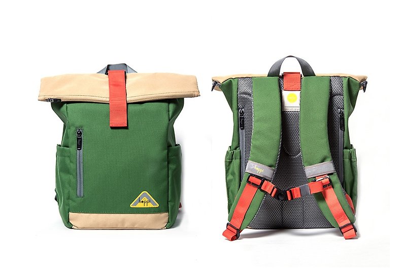 探险家双肩后背包 (2023中绿小改款) - 后背包/双肩包 - 聚酯纤维 绿色