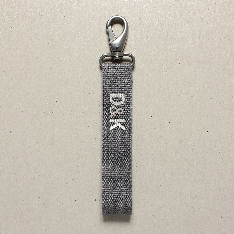可定制 钥匙圈 共17色 可买空白 多个特价 - 钢铁灰 - 钥匙链/钥匙包 - 聚酯纤维 灰色