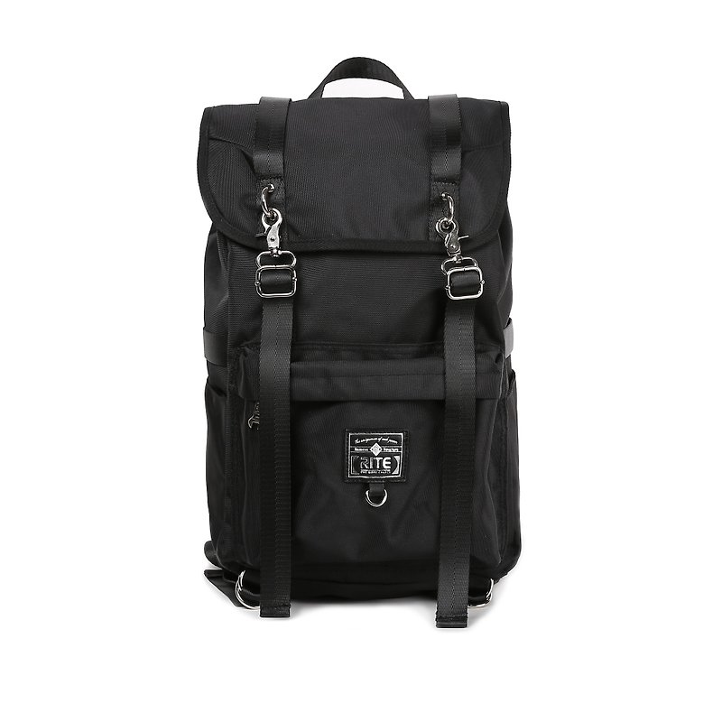 2016RITE 军袋包(L)-尼龙黑 - 后背包/双肩包 - 防水材质 黑色