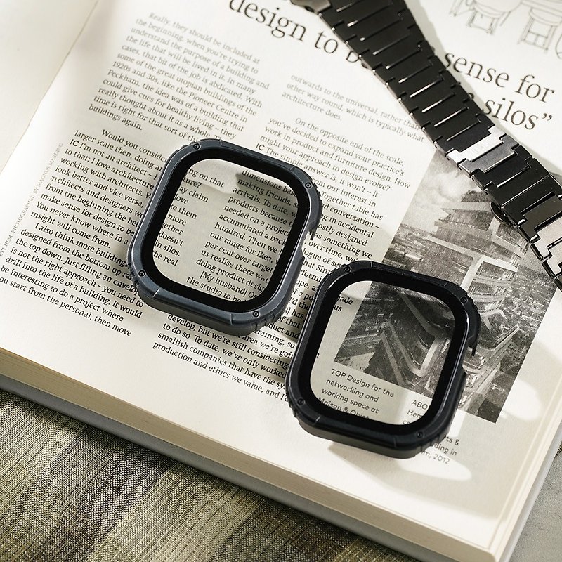 Apple Watch Ultra专用 防水 保护壳 - 表带 - 塑料 