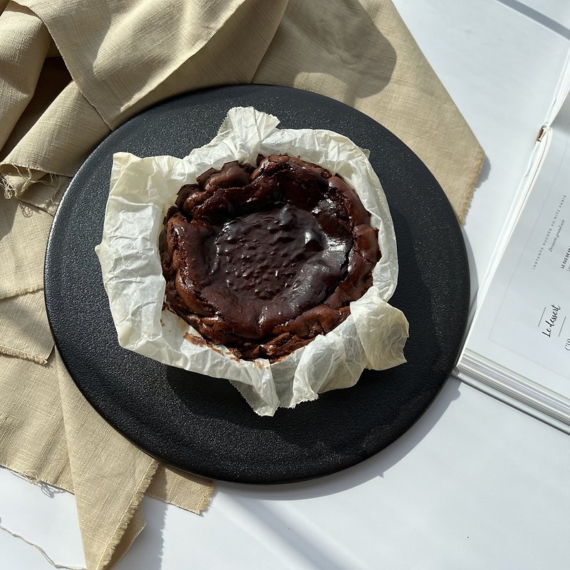 竹门日-巧克力巴斯克奶酪 (无麸)cheesecake basque au chocolat - 蛋糕/甜点 - 新鲜食材 