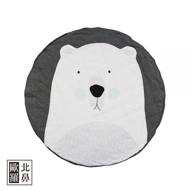 Mister Fly 宝宝动物造型游戏垫 - 北极熊 - 爬行垫/游戏垫 - 棉．麻 