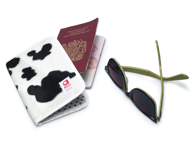 小牛护照套 - 护照夹/护照套 - 聚酯纤维 