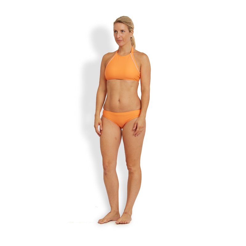 HANNAH 高颈两件式泳衣 - 女装泳衣/比基尼 - 其他材质 橘色