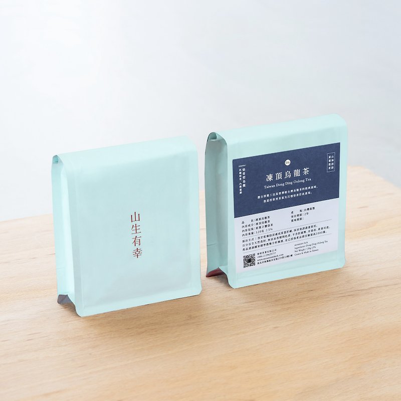 【冻顶 乌龙茶】台湾原叶散茶 120克 补充包 2份组 - 茶 - 新鲜食材 蓝色