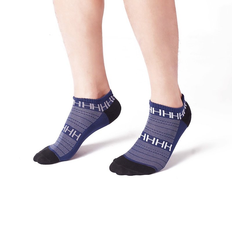 【靛蓝】透气抗臭短袜(男款) - 袜子 - 其他材质 多色