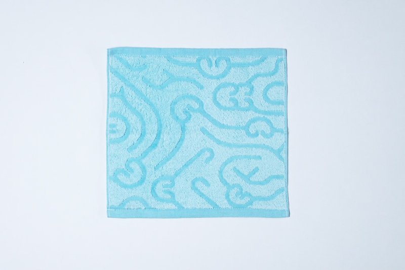 | 沪巾 | 方巾 - 毛巾浴巾 - 棉．麻 蓝色