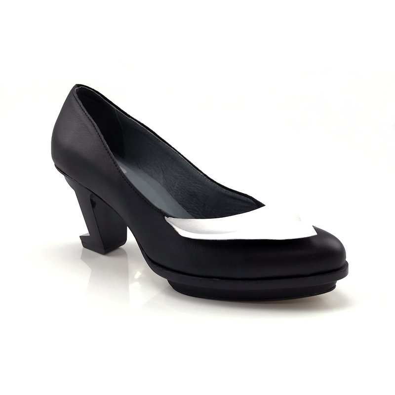 LEADING ROLE | 优雅 | 设计款 | 手工鞋 | 黑 - 女款皮鞋 - 真皮 黑色