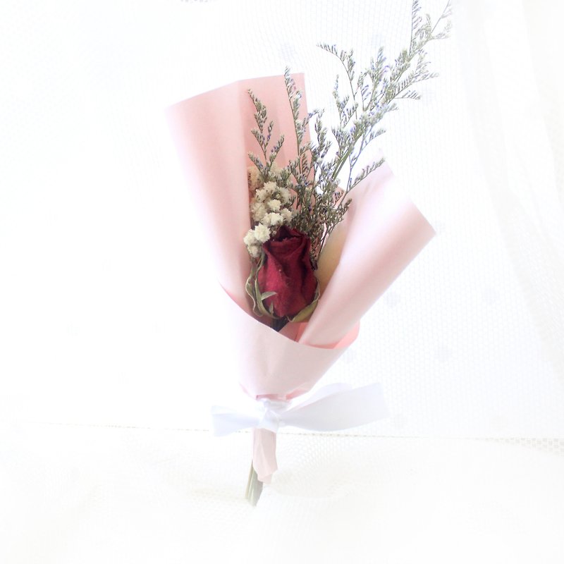 古典玫瑰 冰淇淋小花束 - 植栽/盆栽 - 植物．花 红色