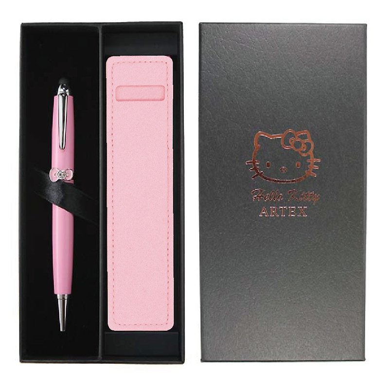 【即将完售5折】ARTEX x Kitty触控钢珠笔礼盒组-樱花粉 - 钢珠笔 - 铜/黄铜 粉红色