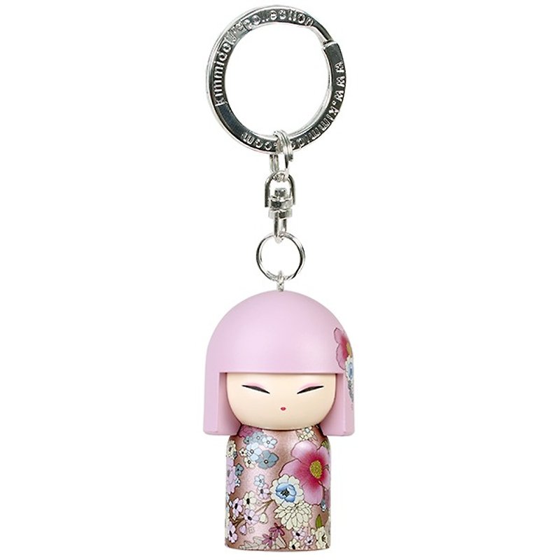 钥匙圈-Aina 温心柔情【Kimmidoll 和福娃娃钥匙圈】 - 钥匙链/钥匙包 - 其他材质 粉红色