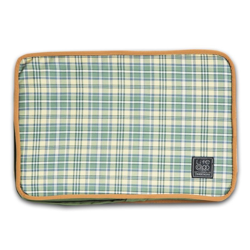《Lifeapp》睡垫替换布套XS_W45xD30xH5cm (绿格纹) 不含睡垫 - 床垫/笼子 - 其他材质 绿色