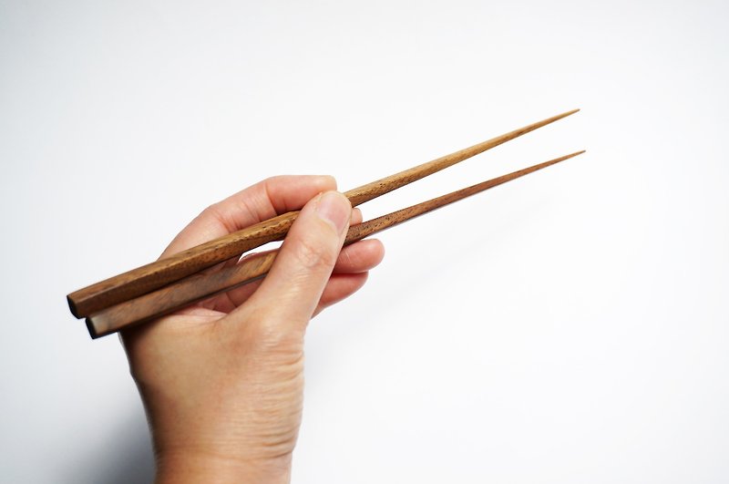 手工质感木筷 / 环保筷  情人节 交换礼物 圣诞节 毕业礼物 - 筷子/筷架 - 木头 