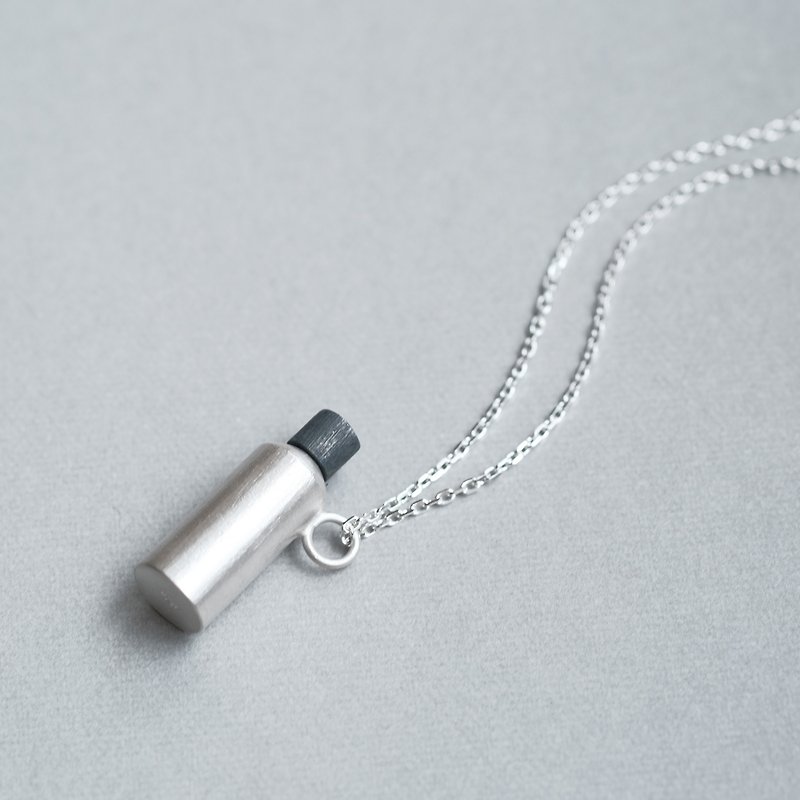 ミニチュア タンブラー ネックレス シルバー925 - 项链 - 其他金属 银色