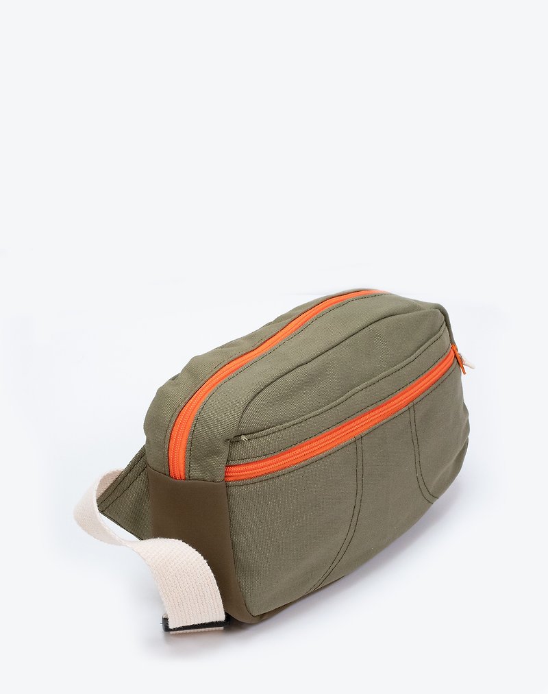Lucky Belt bag : Lucky Green - 侧背包/斜挎包 - 棉．麻 绿色