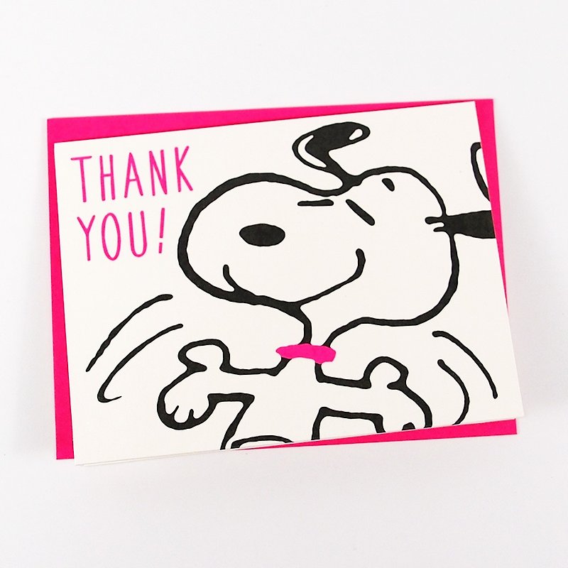 Snoopy 我很高兴我有你【Hallmark-Peanuts 立体卡片 无限感谢】 - 卡片/明信片 - 纸 白色