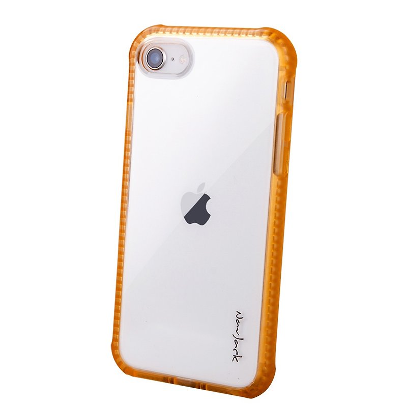 iPhone SE3 / SE2 / 8 / 7 (4.7寸) 超抗摔吸震空压保护壳 粉橘色 - 手机壳/手机套 - 塑料 橘色