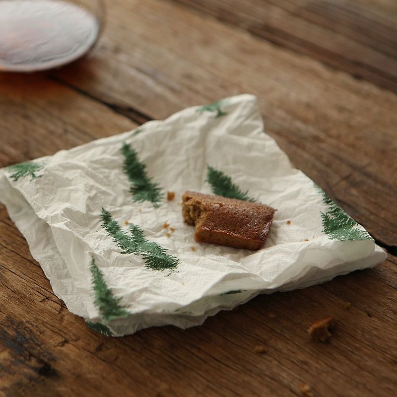 Dailylike-美味生活餐巾纸-11 森林,E2D24651 - 餐垫/桌巾 - 纸 绿色