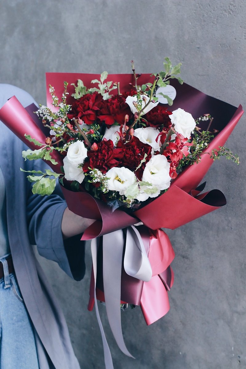 Flower Bouquet!!【智慧女神-Athena】情人节 鲜花 花束 求婚 - 干燥花/捧花 - 植物．花 红色