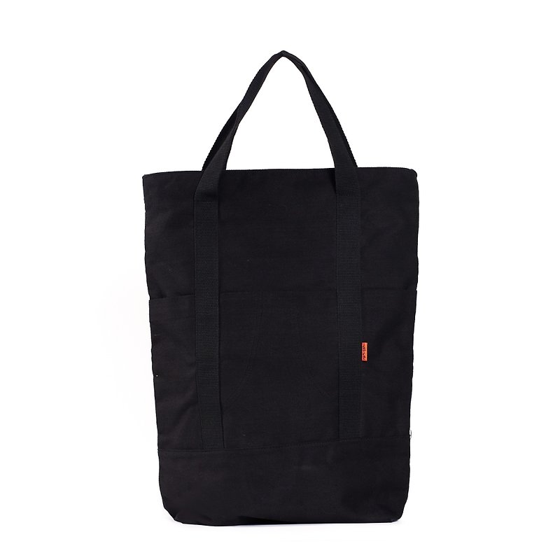 黑色两用超容量大包包 - 后背包/双肩包 - 其他材质 黑色