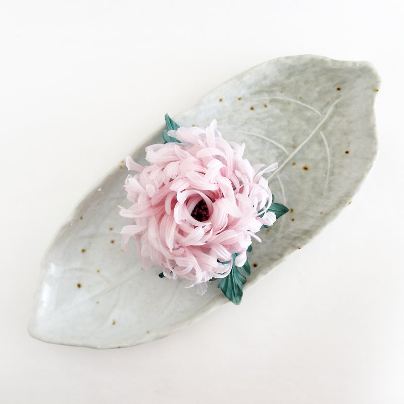 Corsage : 江戸菊 -酔美人- (ピンク色)  Edo chrysanthemum. - 胸花/手腕花 - 聚酯纤维 粉红色