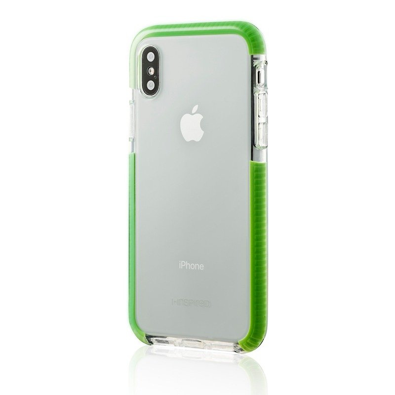 I-INSPIRED HALO iPhone X 夜光透明防摔保护壳 – 清新绿 - 手机壳/手机套 - 硅胶 绿色