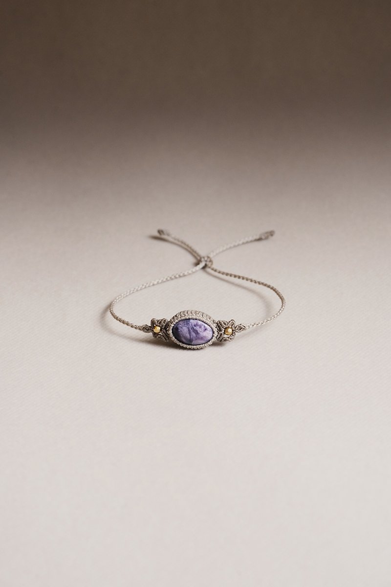 间蝶系列 紫龙晶手链 - 手链/手环 - 玉石 紫色