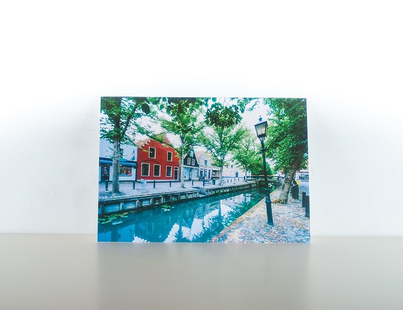摄影明信片 | 运河 III-埃丹-荷兰 - 小镇散步 - 卡片/明信片 - 纸 多色