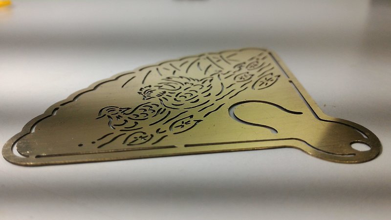 早期老件收藏工业风老铜书签(鸳鸯)成双成对 - 书签 - 其他金属 
