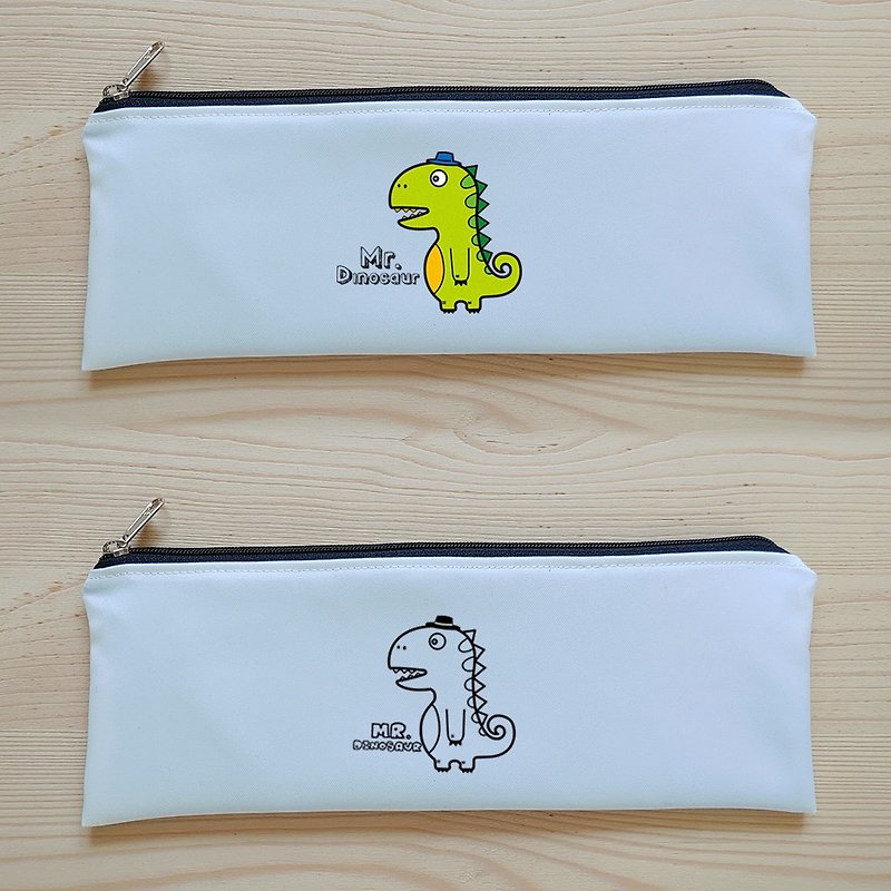 恐龙先生 宽版餐具袋/筷袋 - 筷子/筷架 - 聚酯纤维 绿色