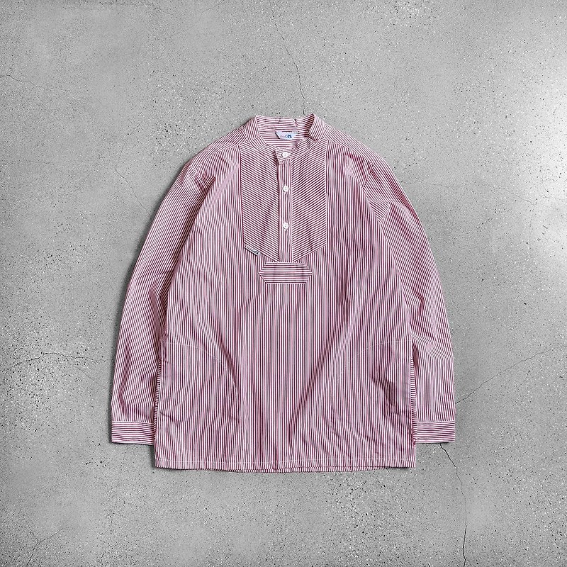 德国渔夫衬衫 Fisherman shirt (细纹粉红) /Vintage 古着 - 女装上衣 - 其他材质 多色