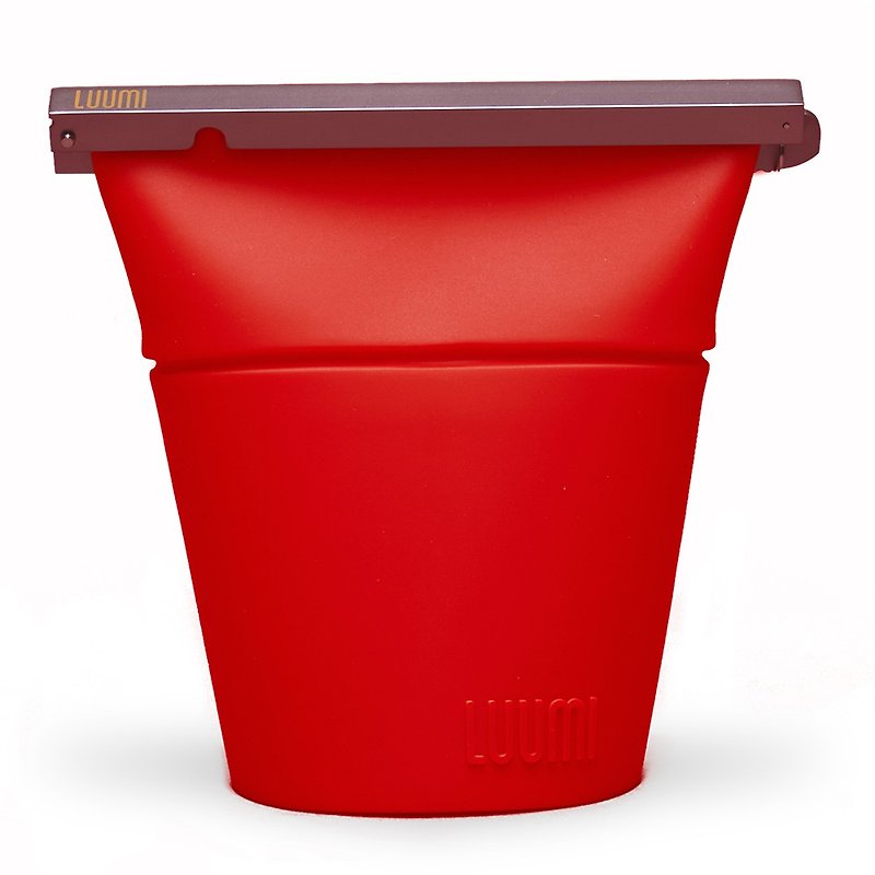 加拿大LUUMI Bowl 外食带 红 - 便当盒/饭盒 - 硅胶 红色