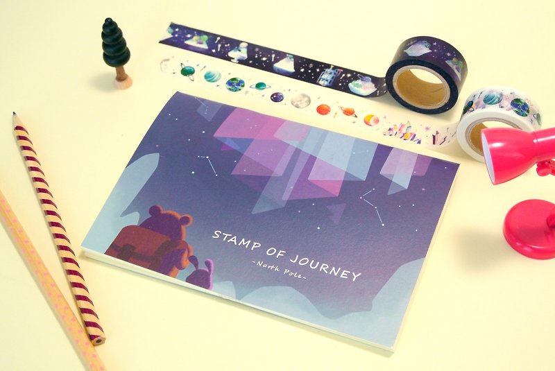 迪梦奇 Stamp of Journey 探险集章随身本 - 北极秘境 - 笔记本/手帐 - 纸 蓝色