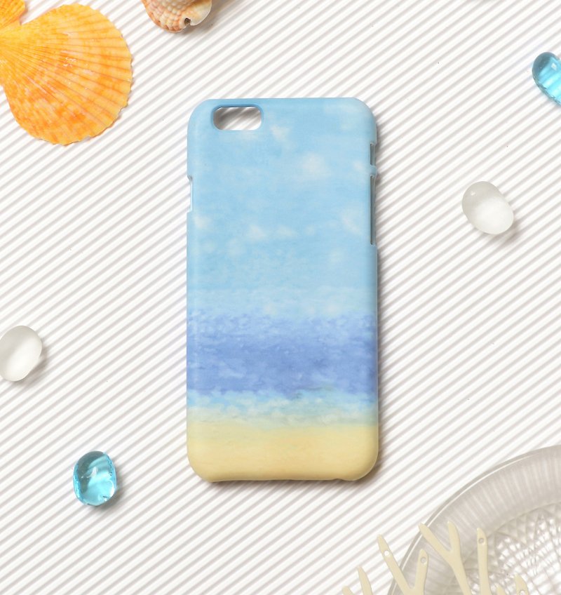 夏日海洋-iPhone原创手机壳/保护套 - 手机壳/手机套 - 塑料 蓝色
