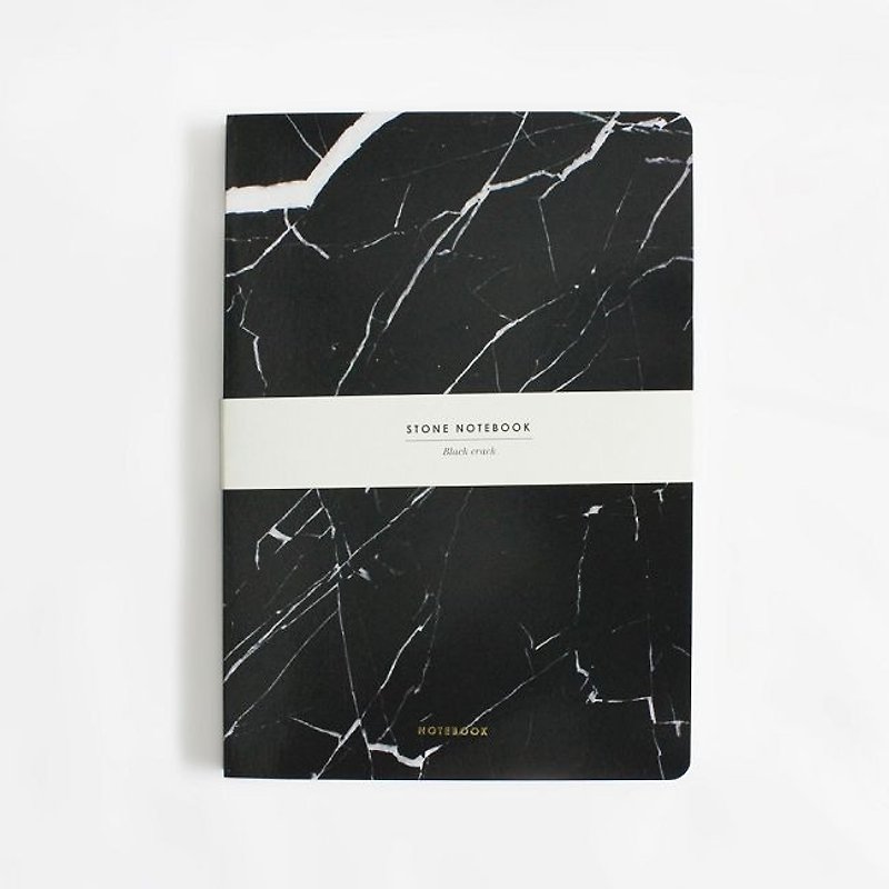 Dear Maison marble大理石纹空白笔记本-爆裂纹,DMS50257 - 笔记本/手帐 - 纸 黑色