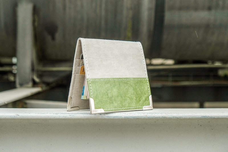 【纸造可能】 集色 patchwork 系列 轻便钱包 短夹 皮夹 - 皮夹/钱包 - 纸 