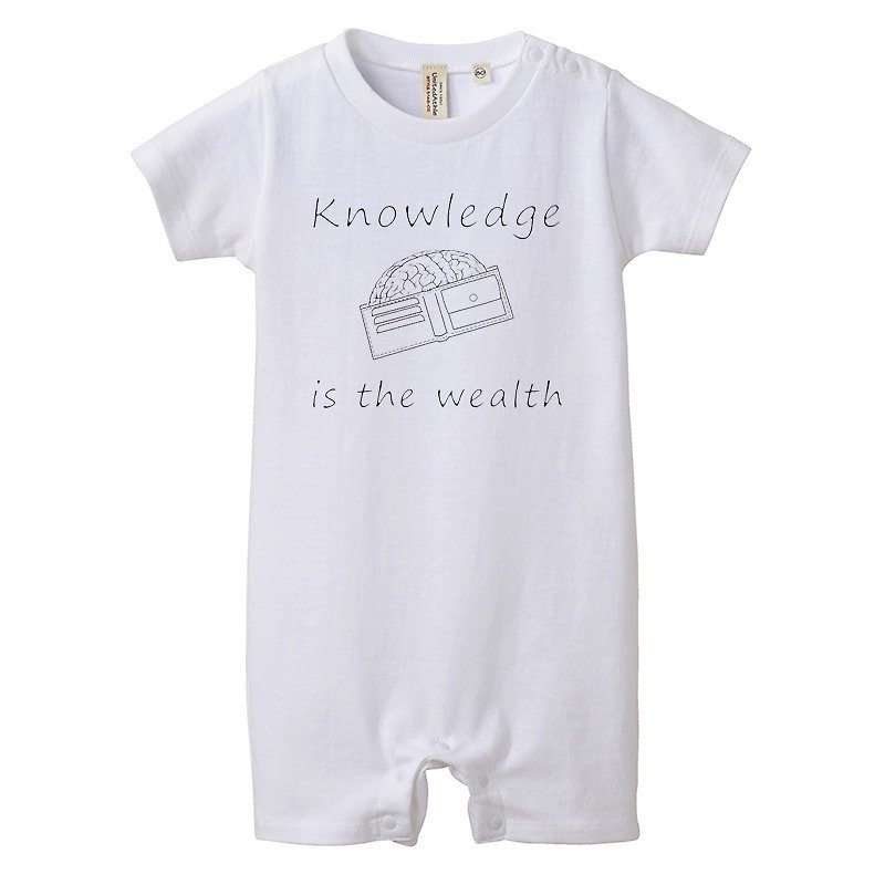 [ロンパース] Knowledge is the wealth 2 - 其他 - 棉．麻 白色