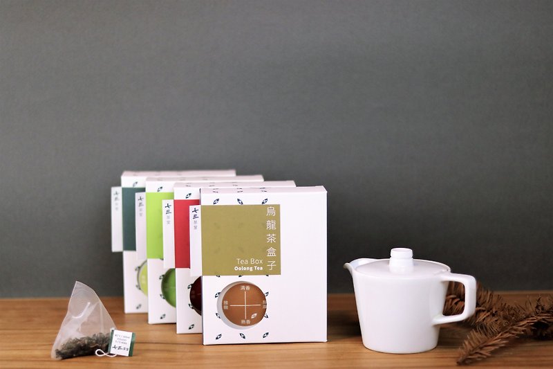 乌龙茶盒子(5入茶包) - 茶 - 纸 白色