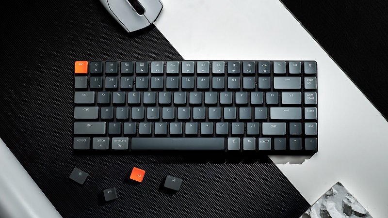 Keychron K3 RGB极薄无线键盘 - 电脑配件 - 聚酯纤维 黑色
