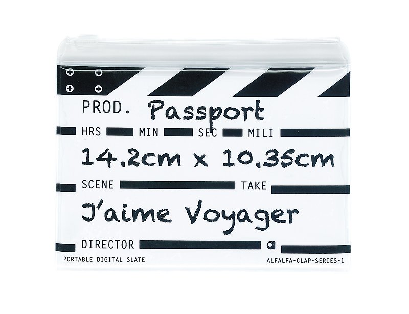 导演拍板护照套 - 白色 - 护照夹/护照套 - 塑料 白色